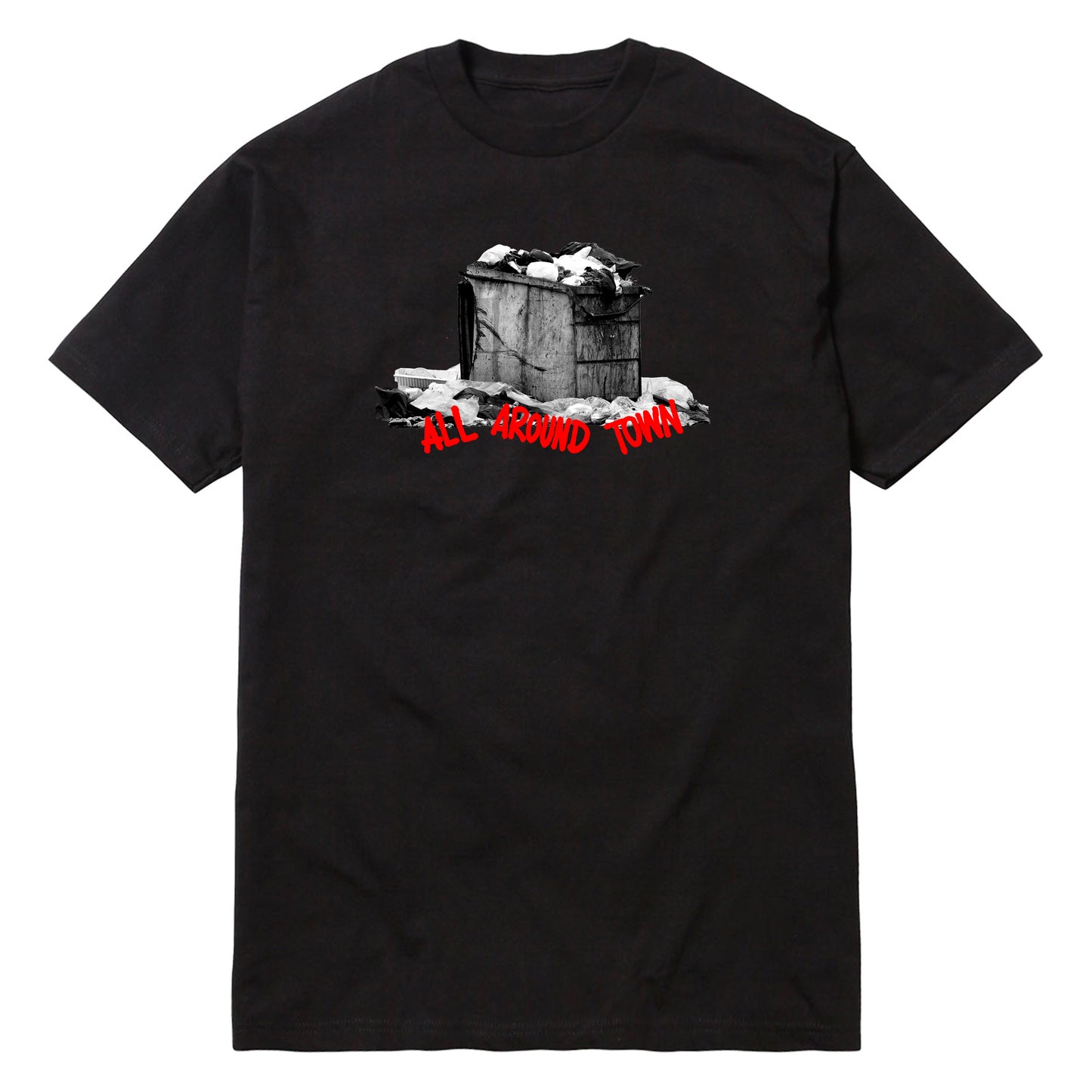 Trash Can T-Shirt Black